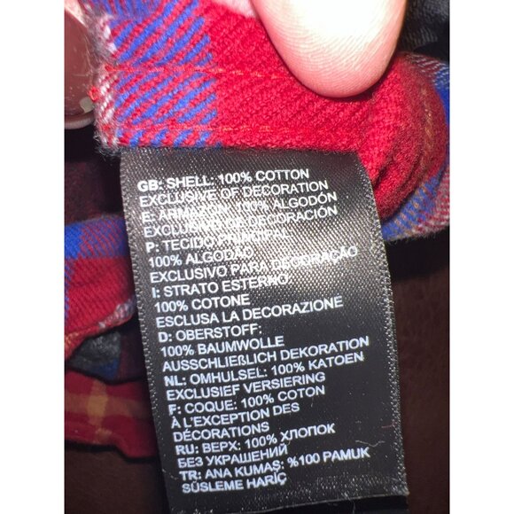 The North Face Long-Sleeve Arroyo Flannel Shirt XL Red and Blue GORP Core - Picture 5 of 6